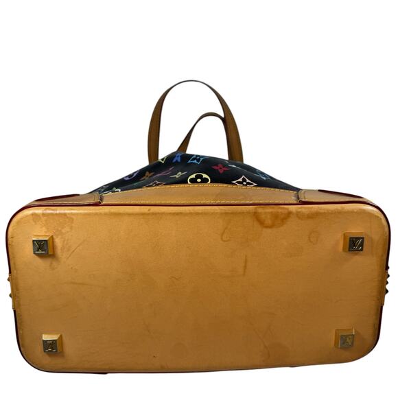 Louis Vuitton Murakami Sharleen Bag MM Multicolor Monogram tote Vintage Noir LV - Picture 3 of 16